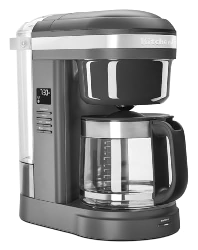 Matte Grey KitchenAid Coffee Maker, 12 Cup