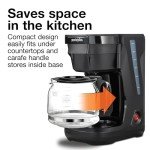 12 Cup FrontFill Drip Coffee Maker, Black/Silver