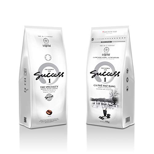 TRUNG NGUYEN Dark Roast Whole Bean Coffee - Strong Aroma, 35 Oz Bag