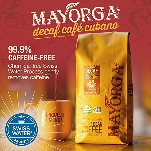 Mayorga Decaf Dark Roast Coffee, 2 lb bag