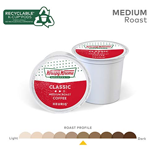 Krispy Kreme Classic Keurig K-Cup Pods, Medium Roast (48 Pack)