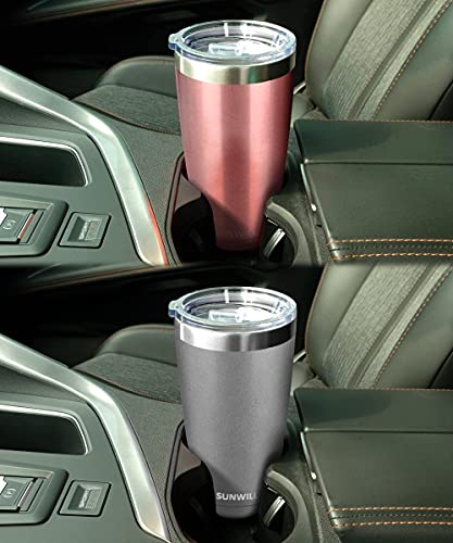 20oz Stainless Steel Insulated Coffee Tumbler, Rose Gold