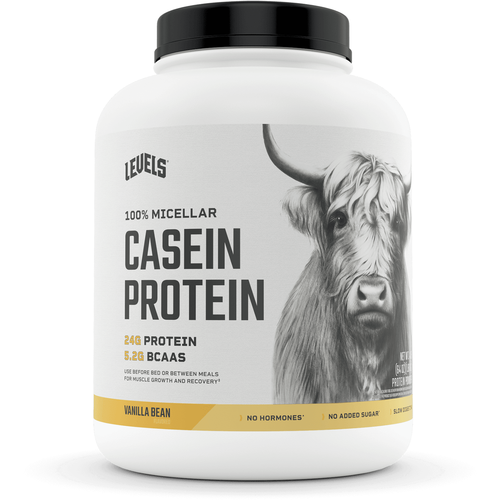 Vanilla Bean Micellar Casein Protein, Hormone-Free, 2LB