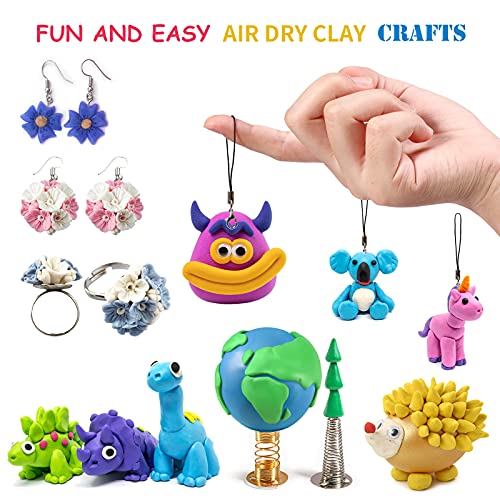 36-color Air Dry Clay with Tools - DIY Gift