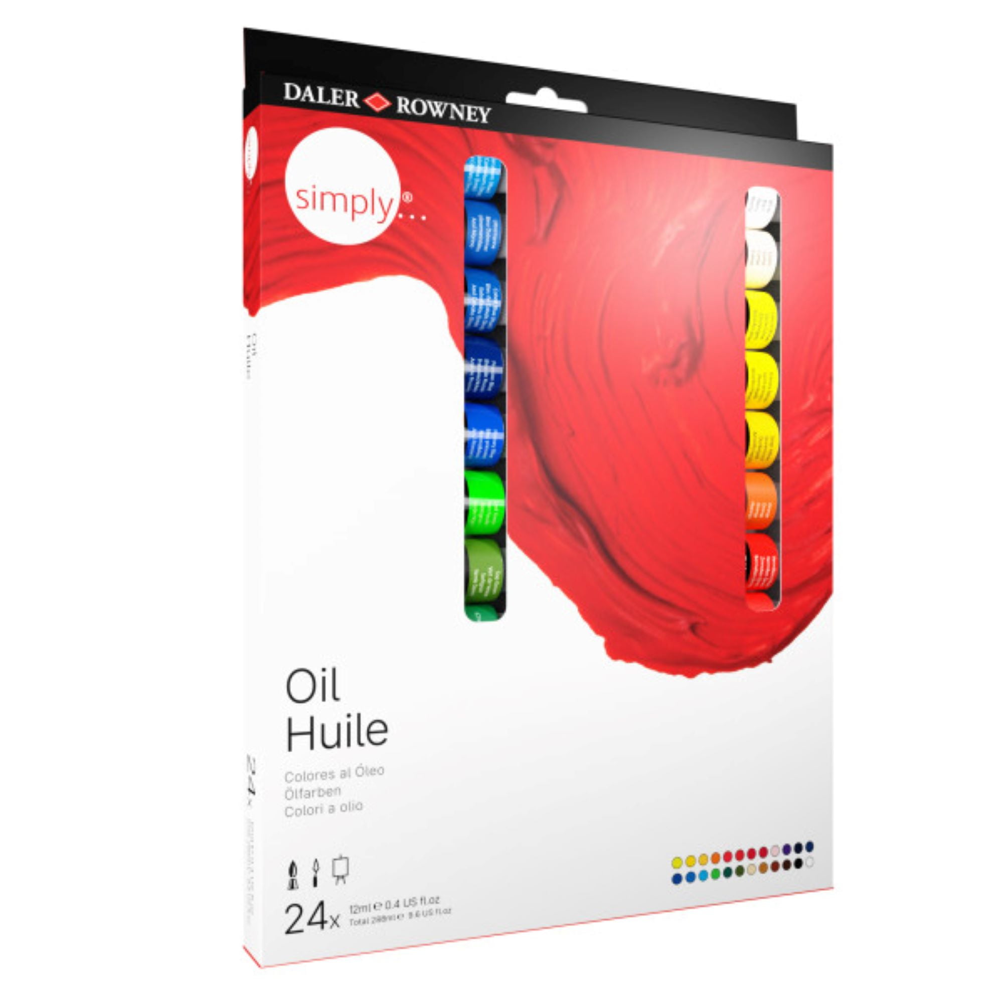 24 Piece Oil Paint Set by Daler-Rowney