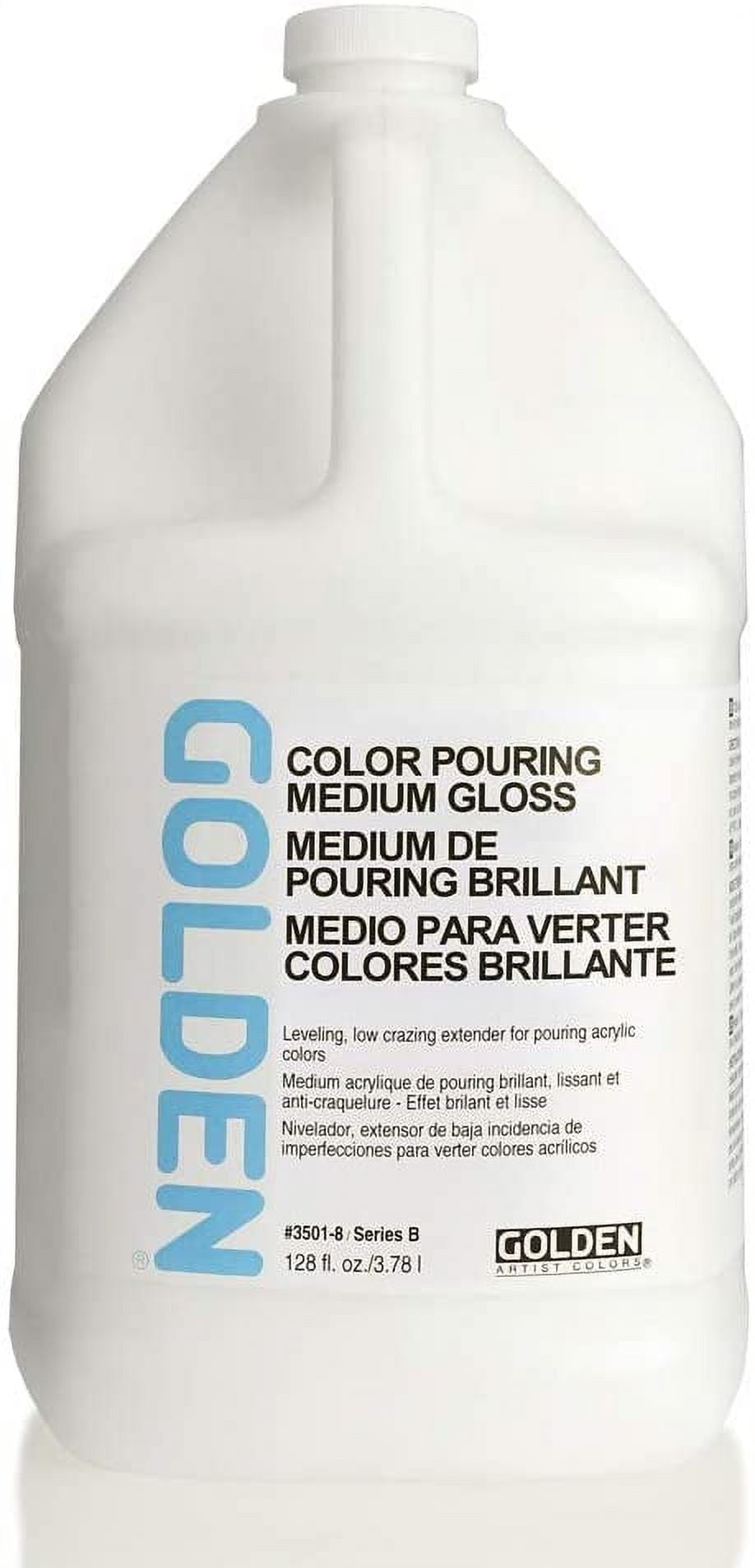 Golden Artist Colors, 128 oz, Color Pouring Medium Gloss
