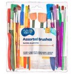 Hello Hobby Assorted Paint Brushes, 25 Count