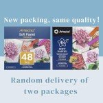 Artecho 48 Premium Soft Pastels for Artistry