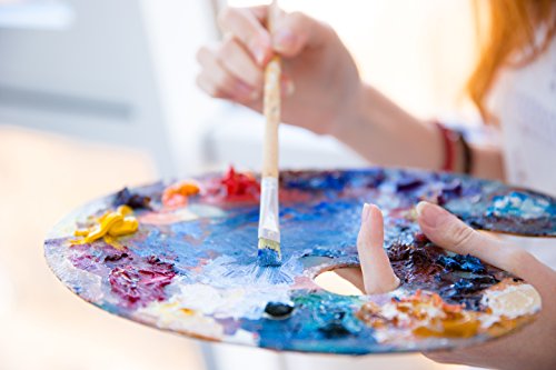 Wooden Paint Palette for All Painting Types
