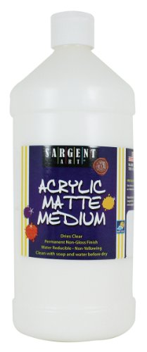 Sargent Art 22-8817 32-Ounce Acrylic Matte Medium