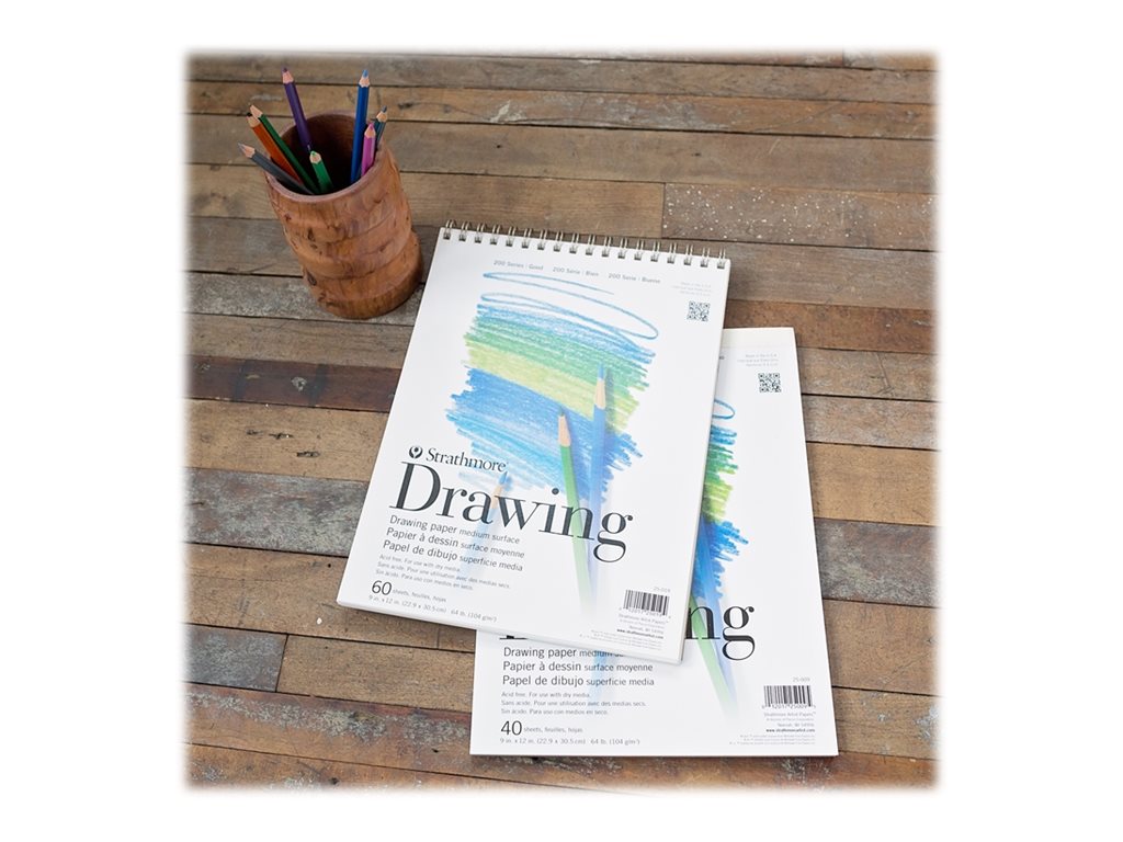 Strathmore Drawing Paper Pad, 200 Series, 5.5" x 8.5"