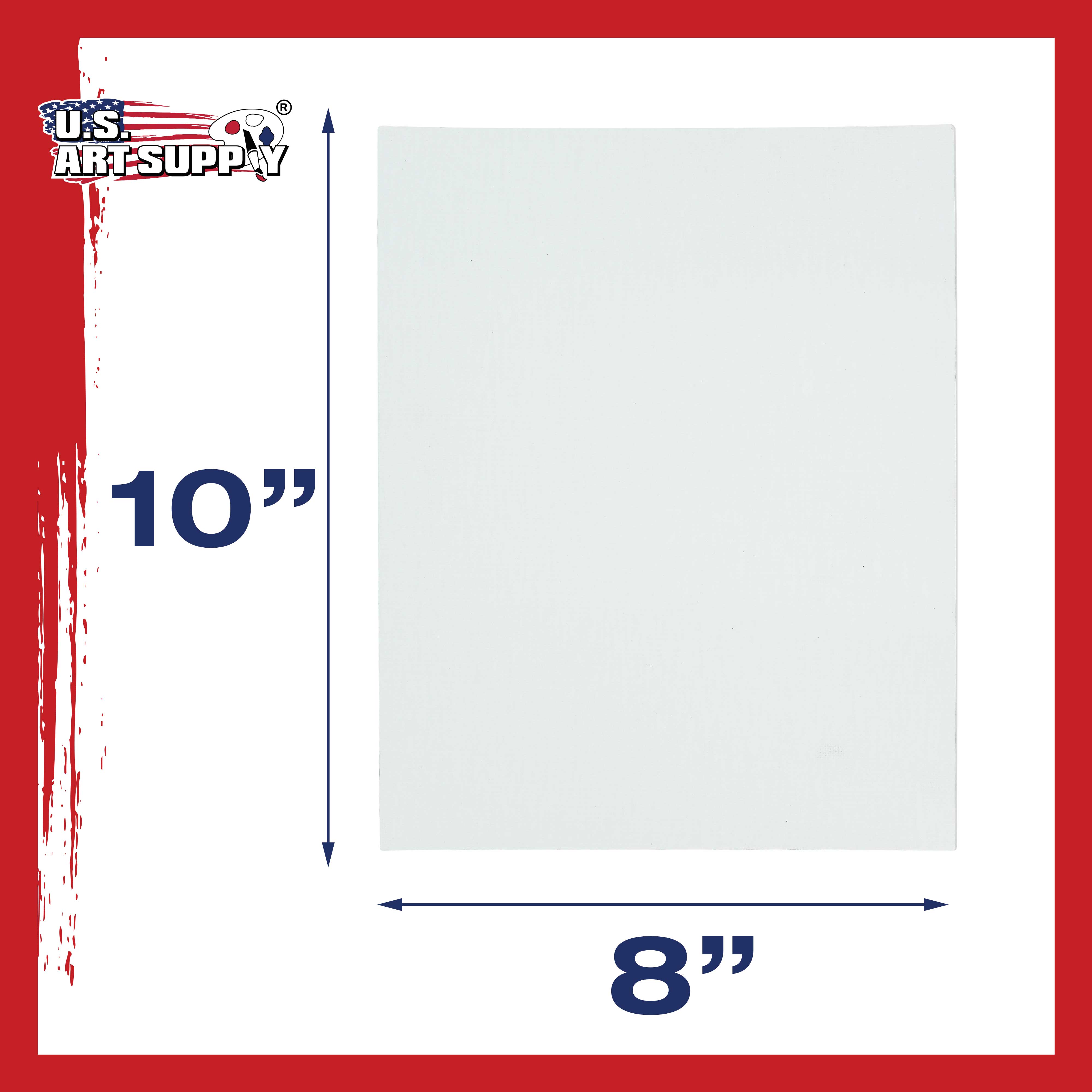 12-Pack Professional Artist Quality Canvas Panels, 8x10
