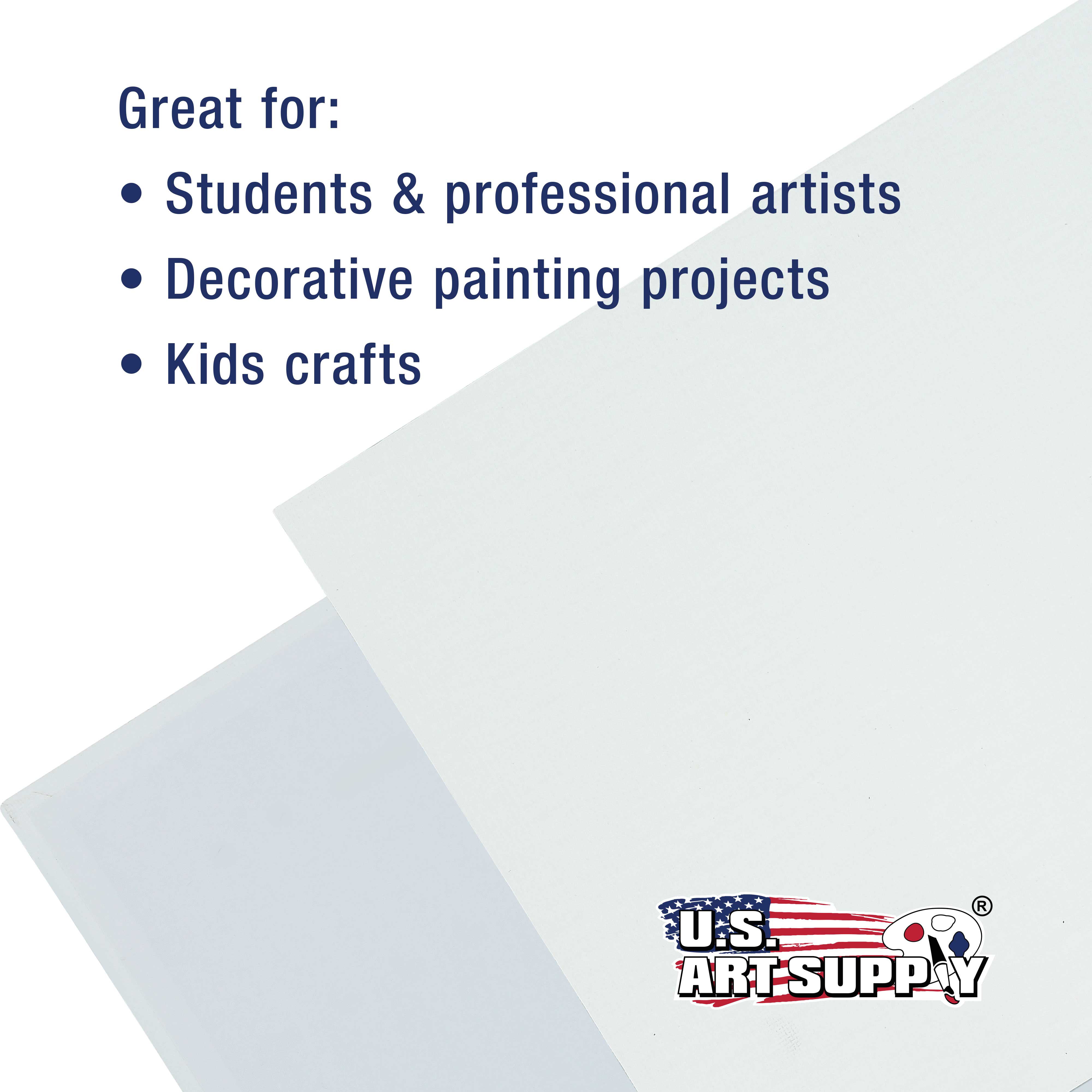 12-Pack Professional Artist Quality Canvas Panels, 8x10