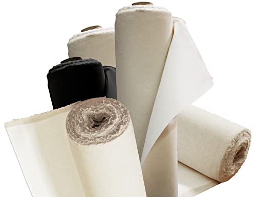 84" Cotton Canvas Roll, Triple Primed, Artist Quality