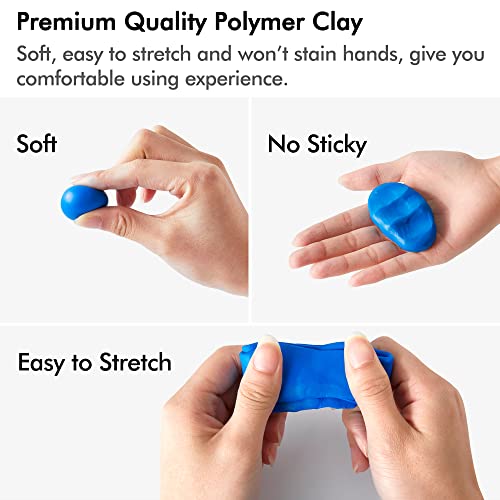 82 Color Polymer Clay Modeling Kit by Shuttle Art