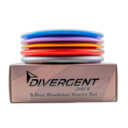 5-Disc Beginner Disc Golf Set with Mini Disc
