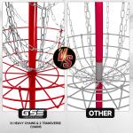 Portable 12-Chain Disc Golf Practice Basket