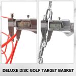 Portable 24-Chain Disc Golf Practice Basket