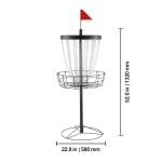 Portable 24-Chains Disc Golf Basket for Practice