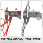 Portable 12-Chain Disc Golf Practice Basket