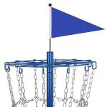 Portable Disc Golf Practice Basket - Blue