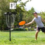 24-Chain Portable Disc Golf Basket for Practice