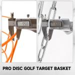 24-Chain Disc Golf Basket for Practice