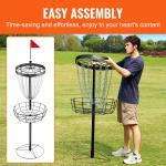 Portable Disc Golf Basket for Easy Practice