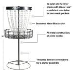 MVP Miniature Disc Golf Basket - Black Hole Macro