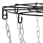 Portable Disc Golf Set with 12 Chain Basket