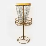 GrowTheSport Mini Lite Disc Golf Basket - Gold