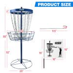 24-Chain Portable Disc Golf Practice Basket