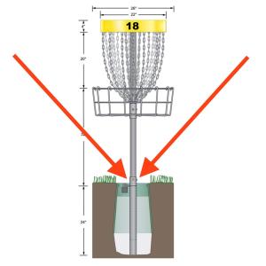 Innova DisCatcher Disc Golf Basket with Locking Collar