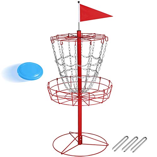Yaheetech Portable Disc Golf Target with Lightweight Steel