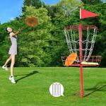 Yaheetech Portable Disc Golf Target with Lightweight Steel