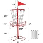 Yaheetech Portable Disc Golf Target with Lightweight Steel