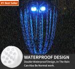 LED Disc Golf Baskets with Remote Control - 2-Pack