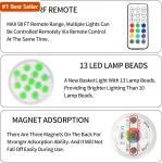 LED Disc Golf Baskets with Remote Control - 2-Pack