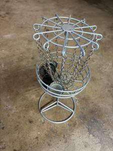 Mini Disc Golf Basket for Fun Practice