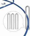 Portable Disc Golf Practice Basket Set with Chains