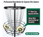 Portable Disc Golf Basket with Heavy Duty Chains