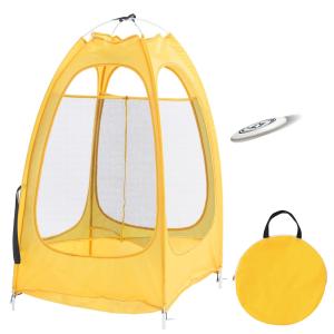 Portable Foldable Disc Golf Basket with Storage Bag