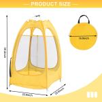 Portable Foldable Disc Golf Basket with Storage Bag