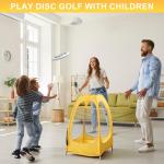 Portable Foldable Disc Golf Basket with Storage Bag