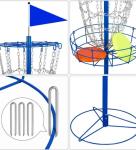 Portable Disc Golf Basket for Practice and Fun