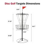 12 Chain Portable Metal Disc Golf Basket