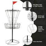 12 Chain Portable Metal Disc Golf Basket