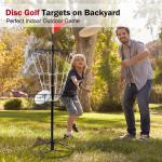 12 Chain Portable Metal Disc Golf Basket