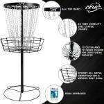 MVP Black Hole Lite 24-Chain Disc Golf Basket
