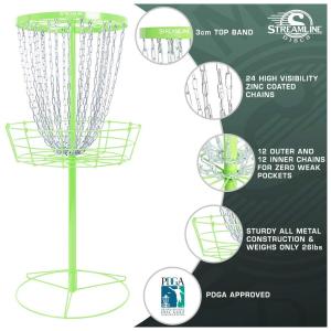 Streamline Black Hole Lite Disc Golf Basket